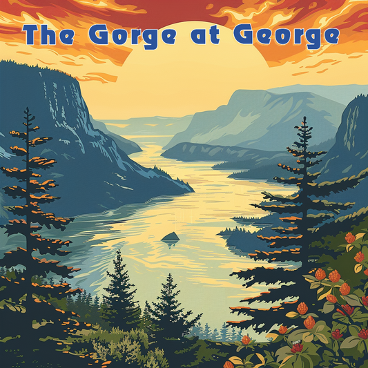 Gorge at George Poster