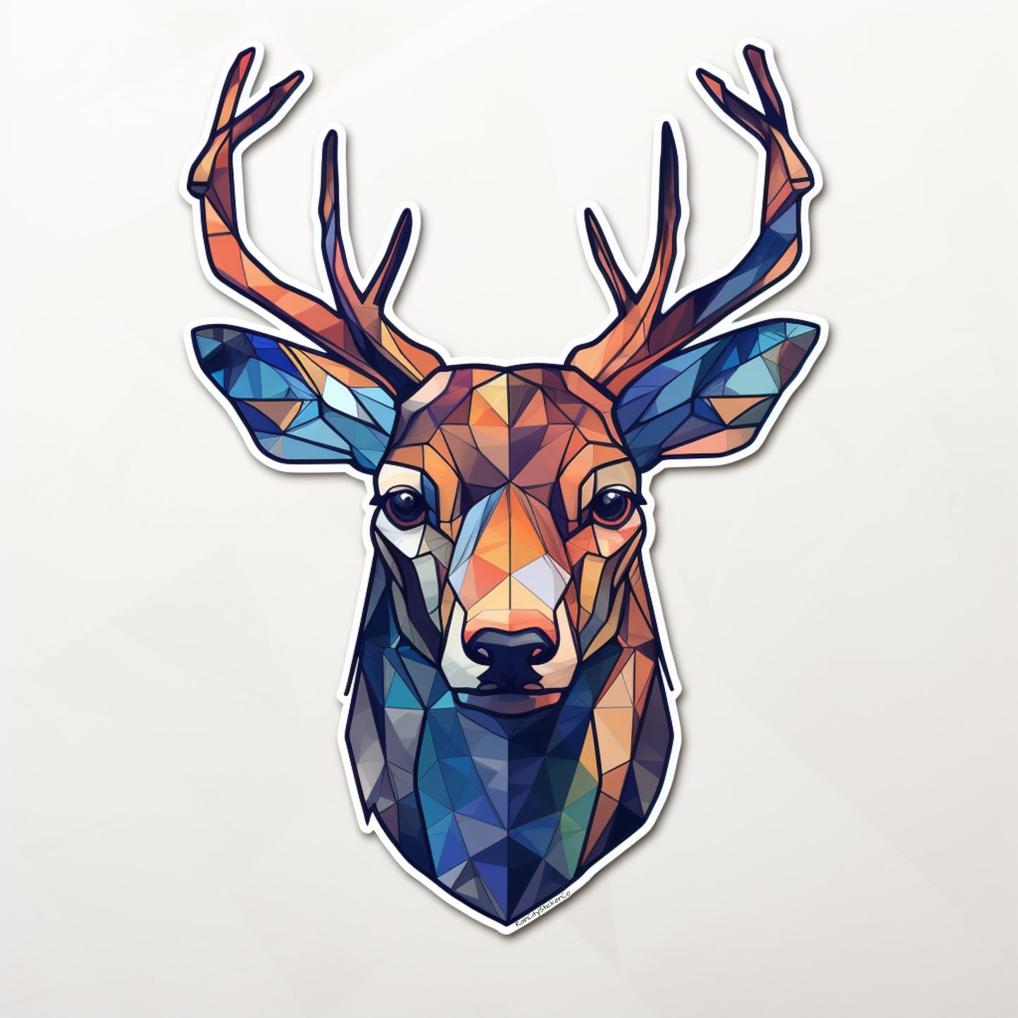 Crystal Stag Sticker