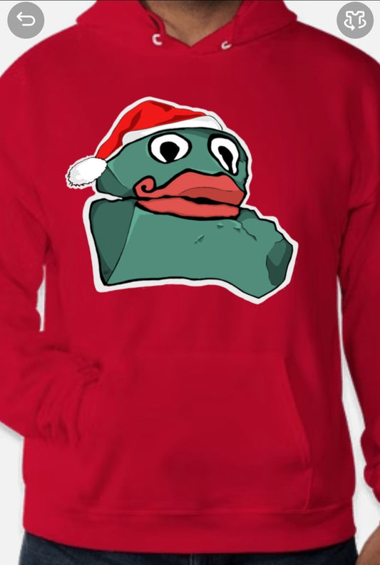 Frog Rock Christmas Hoodie