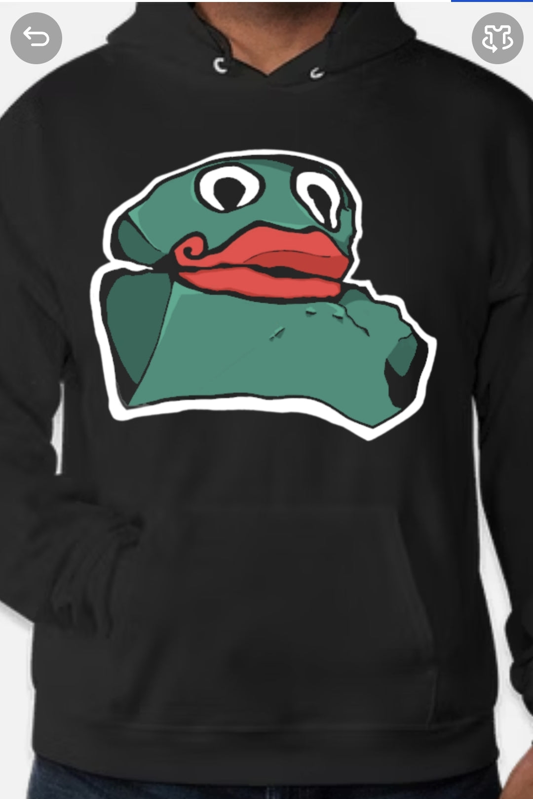 Frog Rock Pullover Hoodie