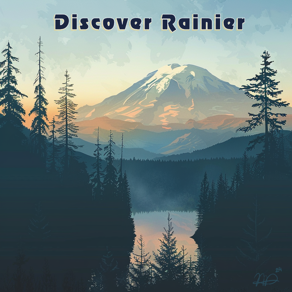 Discover Rainier Poster