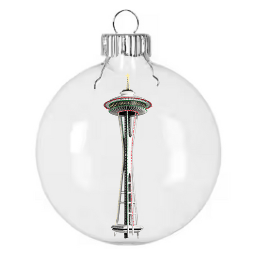 Seattle Space Needle Christmas Ornament